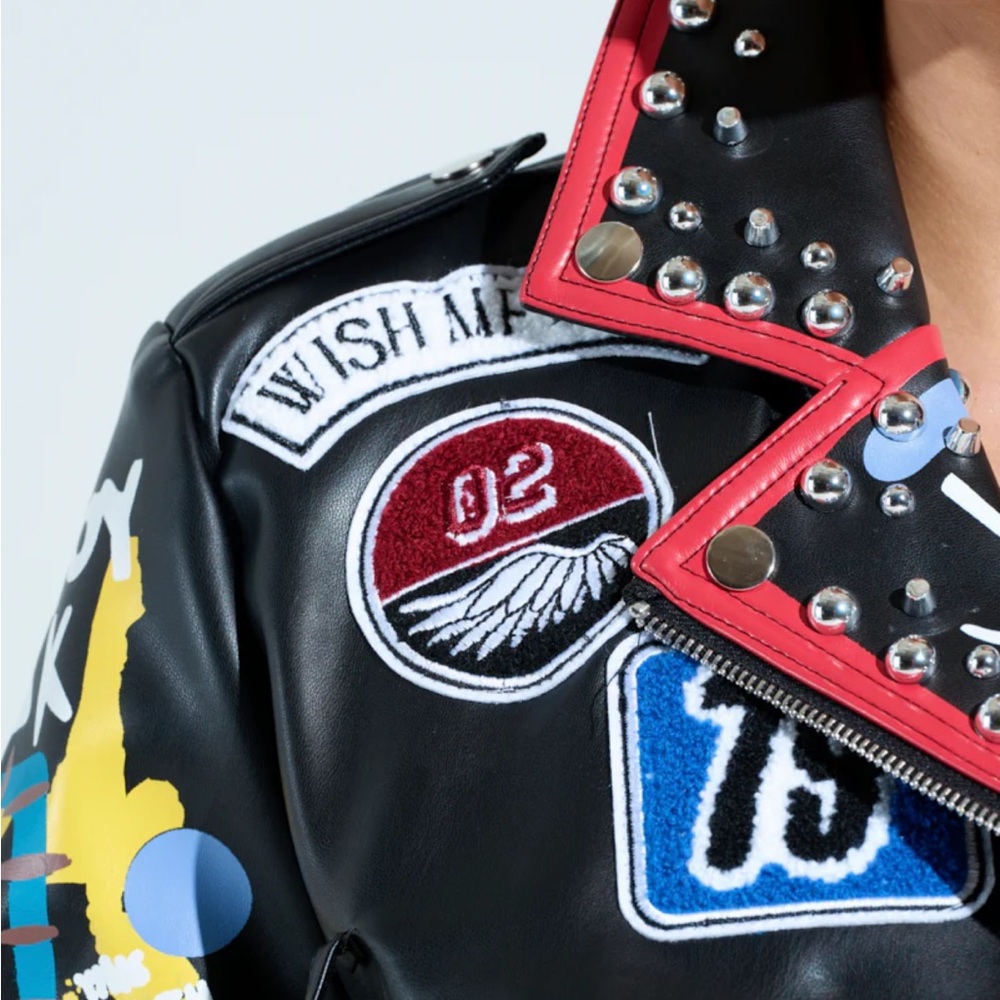 Label Phoenix Ultra Crop Moto Jacket - Picture 1 of 9
